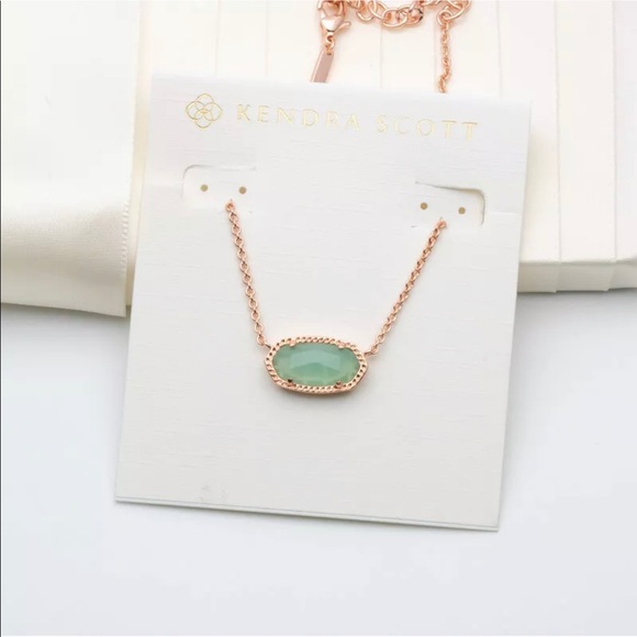 Kendra Scott Jewelry - Kendra Scott Elisa Rose Gold Necklace NEW * Druzy*